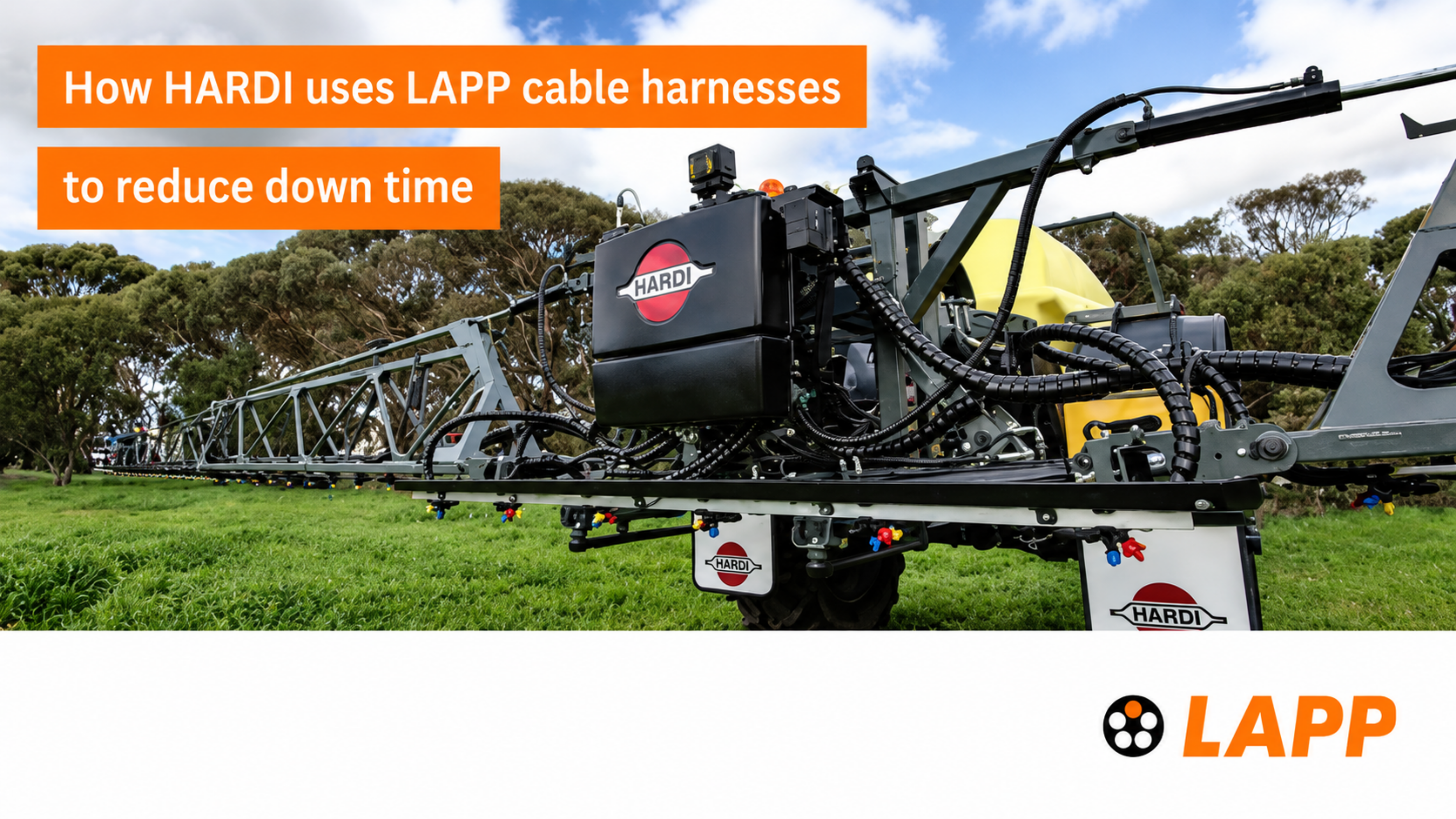 How HARDI Uses LAPP Cable Harnesses to Reduce Downtime